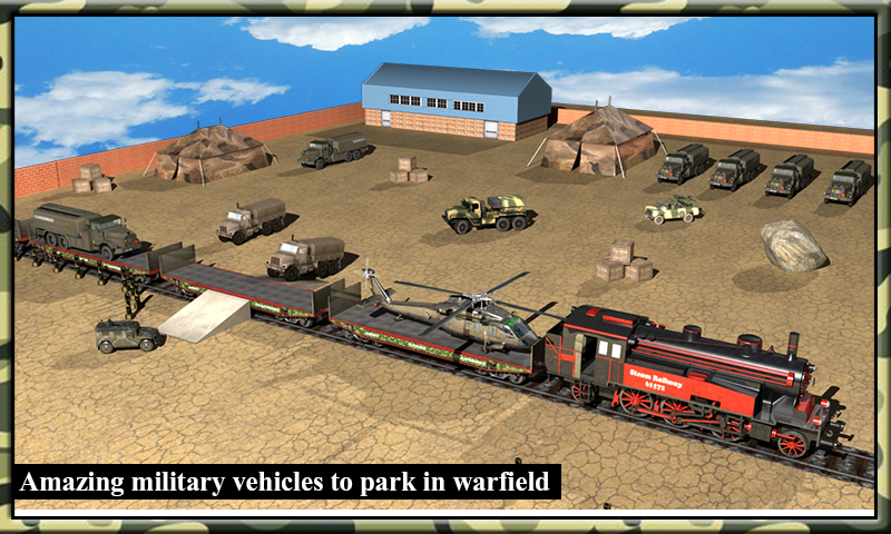 Army Vehicles Transport Train截图1