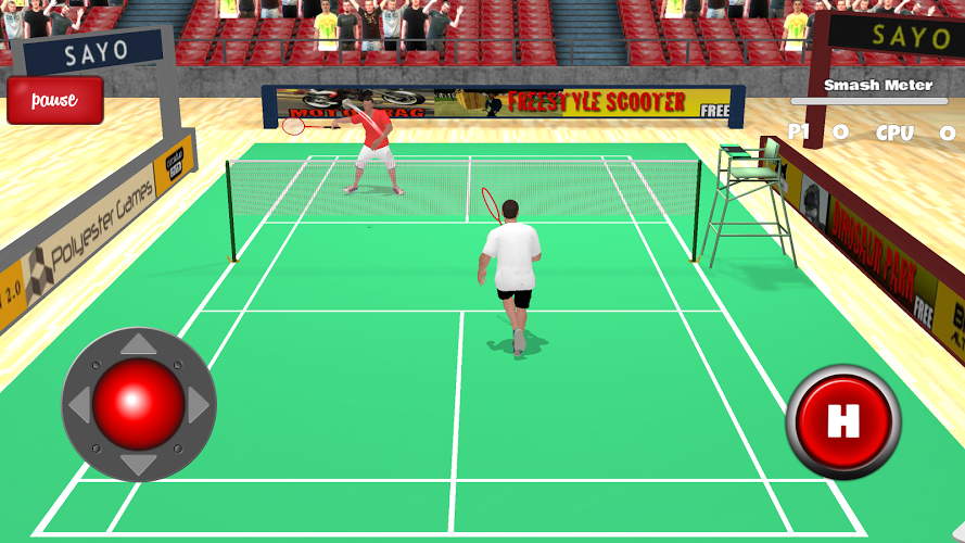 Badminton Games Free 2017 3D截图2