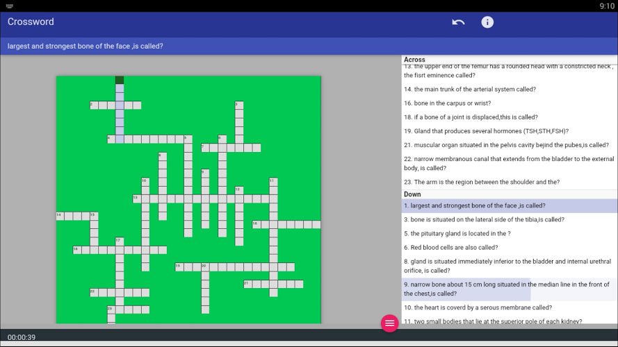 medical crossword截图1