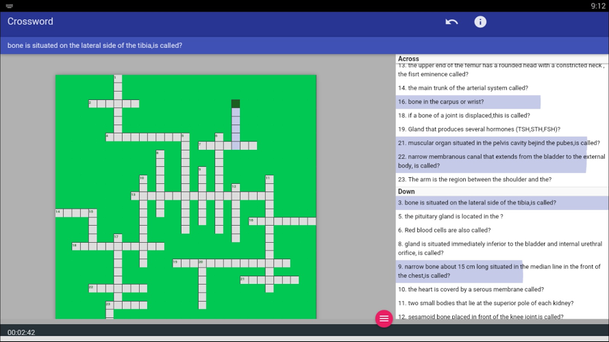 medical crossword截图3