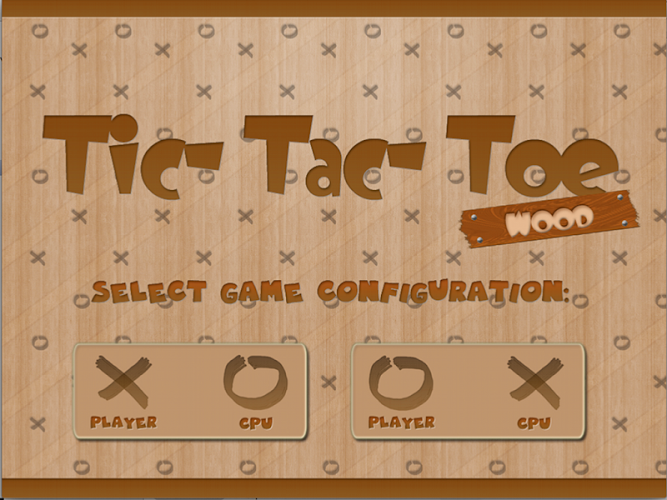 TicTacToe Wood Free截图5