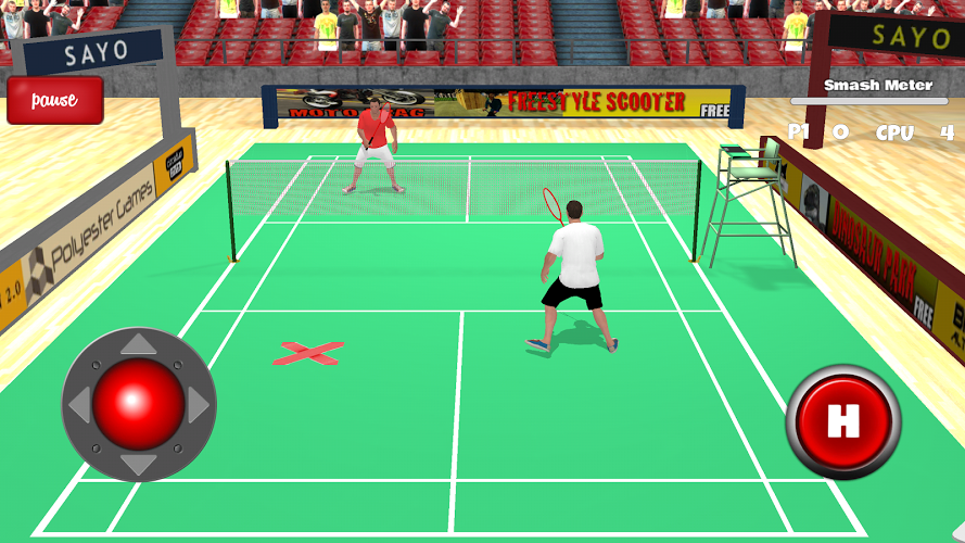 Badminton Games Free 2017 3D截图5