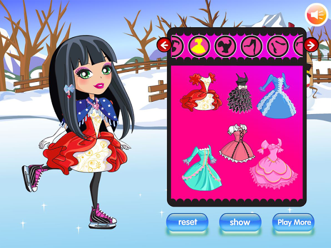 Dressup A Princess Skating截图2