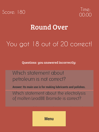 IGCSE Science Pop Quiz截图1