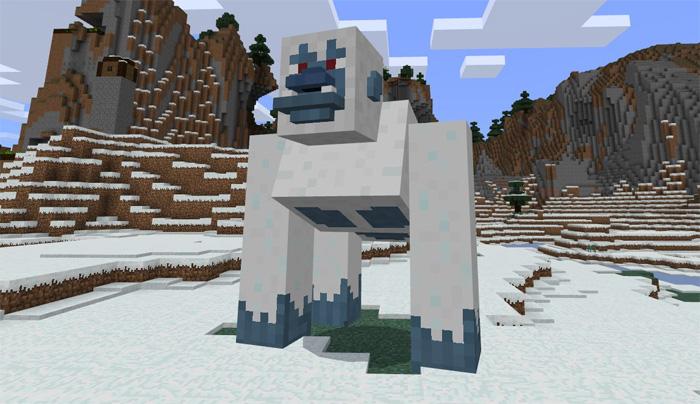 Giant Yeti addon for MCPE截图1