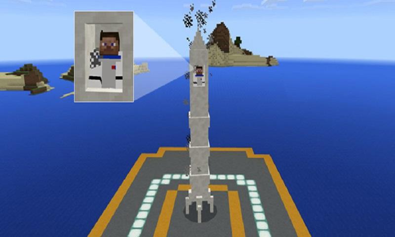 Mine Rocket Addon for MCPE截图1