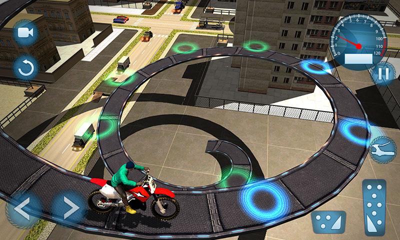 City Rooftop Bike Stunt Rider截图2