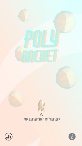 PolyRocket Asteroid Runner截图1