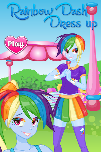 Rainbow Dash Dress up截图1