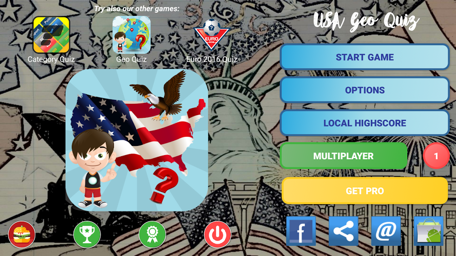 USA Geo Quiz截图1