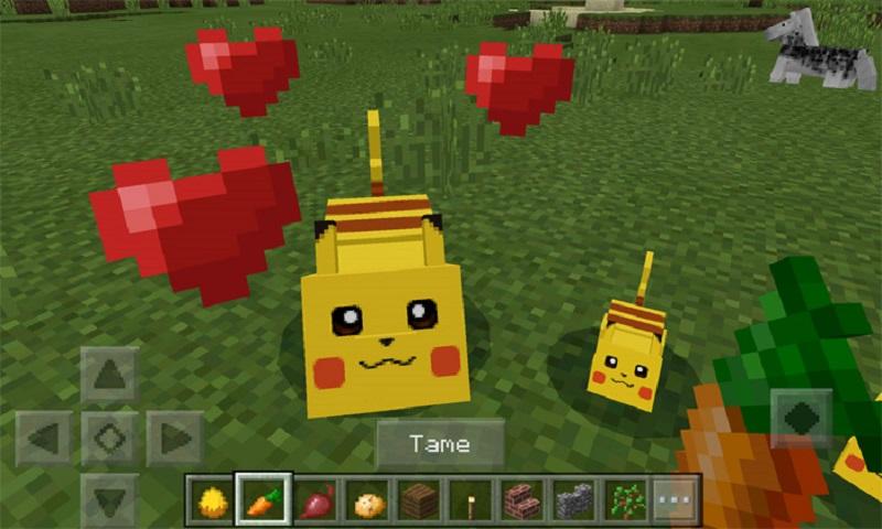 Raichu and Pikachu Addon MCPE截图1