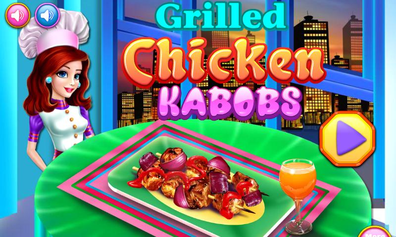 Grilled Chicken Kabobs截图1