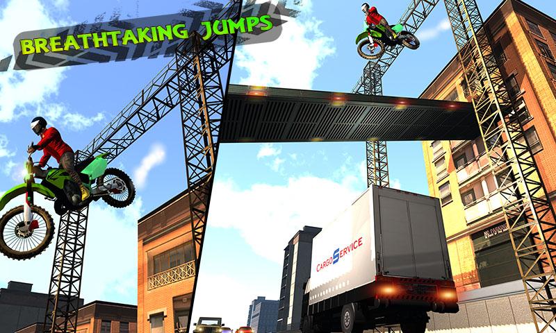 City Rooftop Bike Stunt Rider截图4