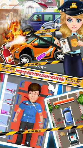 Police Girl - My Town's Rescue截图3