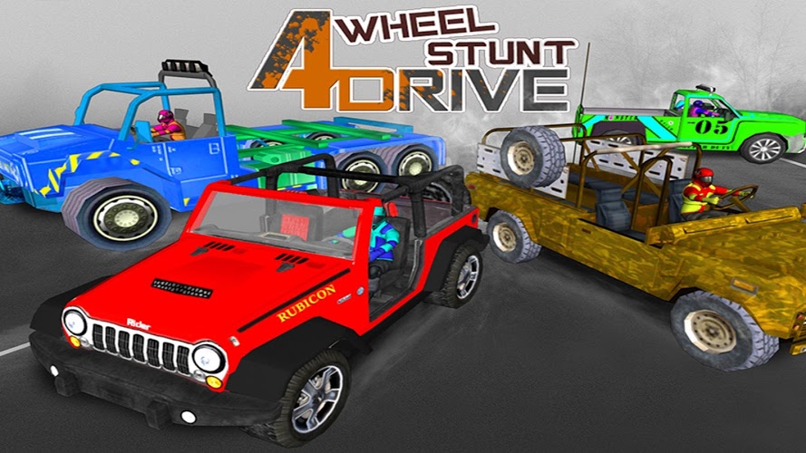 4wd Uphill Happy Driver Racing截图3