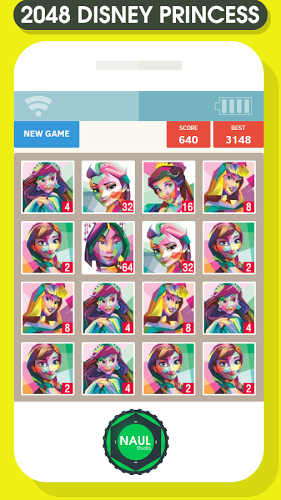 2048 Disney Princess Game截图3