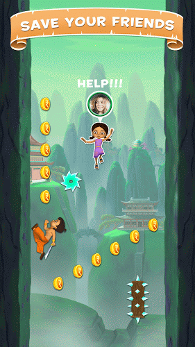 Chhota Bheem Kung Fu Jump截图2