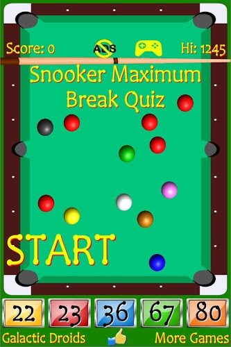 Snooker Maximum Break Quiz截图4