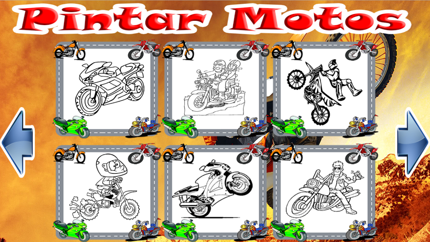 Pintar Motos - 48 Pra Colorir截图2