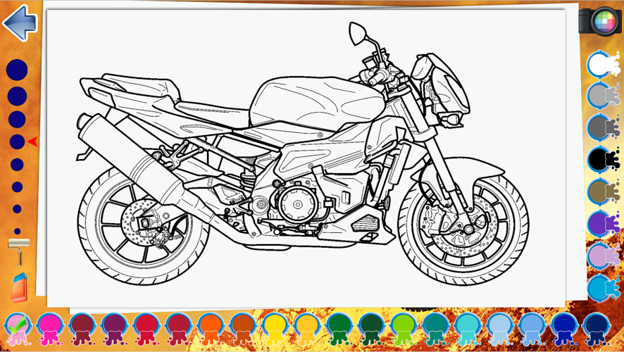 Pintar Motos - 48 Pra Colorir截图1