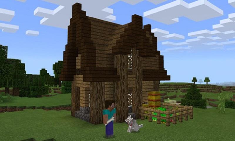 Simple Starter House mod MCPE截图1