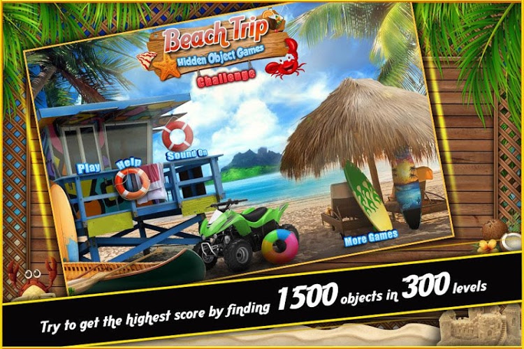 Beach Trip Hidden Object Games截图2