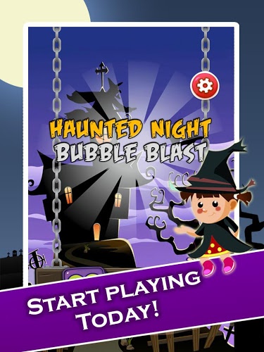 Haunted Night Bubble Blast截图4