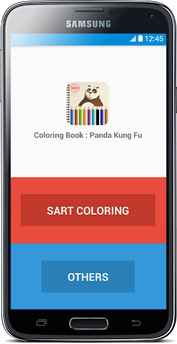 Coloring Book : Panda Kung Fu截图1