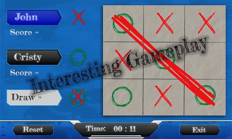 TIC TAC TOE Board Game截图4