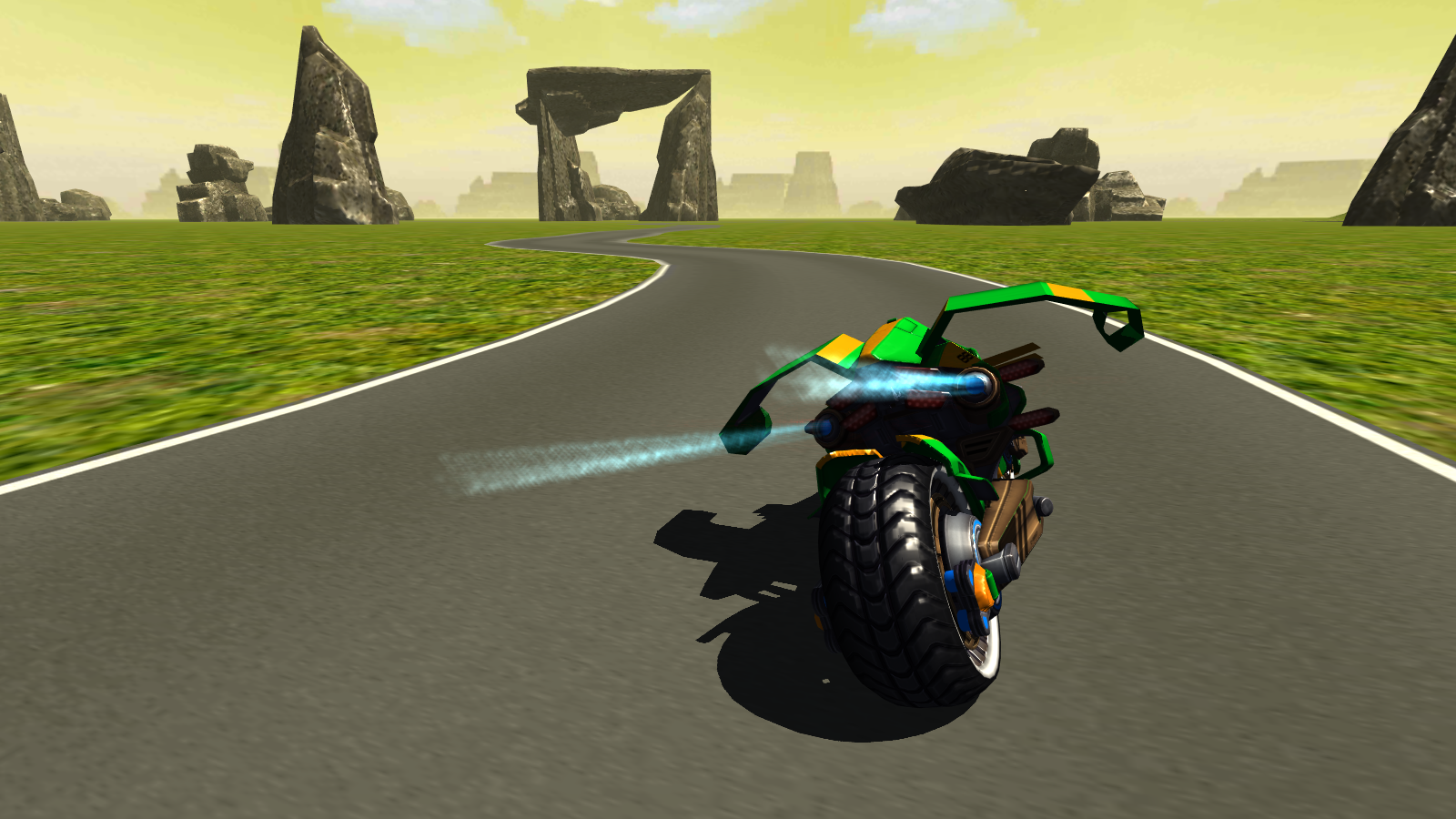 Flying Motorbike Stunt Rider截图1