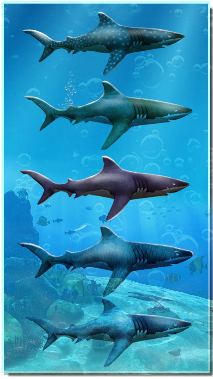 Shark Attack Game - Blue whale sim截图1