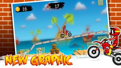 Bike Race Super X3Moto Game Free截图2