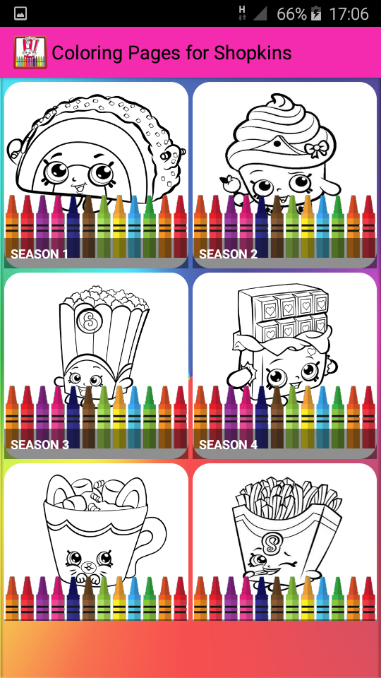 Coloring Pages Shopkins截图2