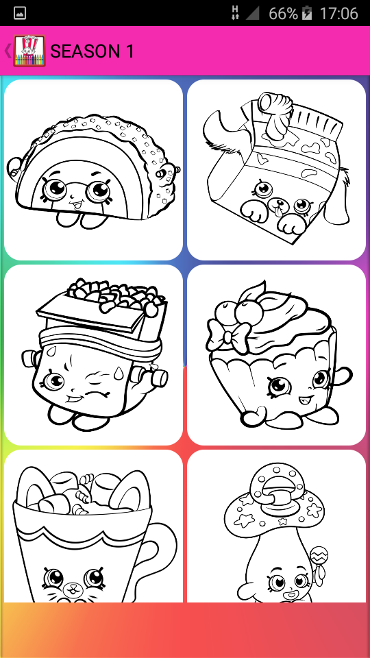 Coloring Pages Shopkins截图4