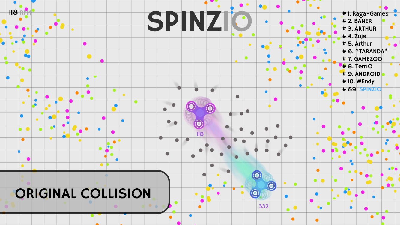 Spinz.io - Fidget Spinner io game截图1