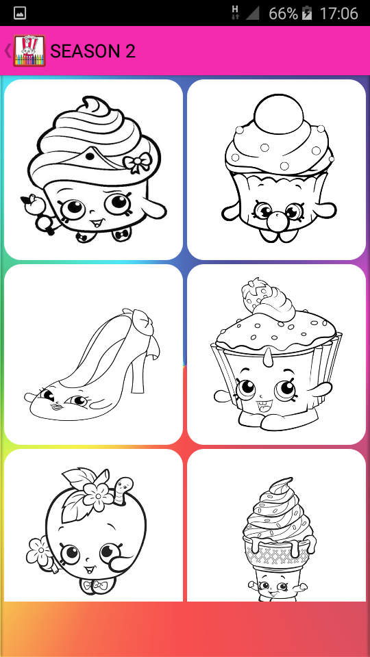 Coloring Pages Shopkins截图3