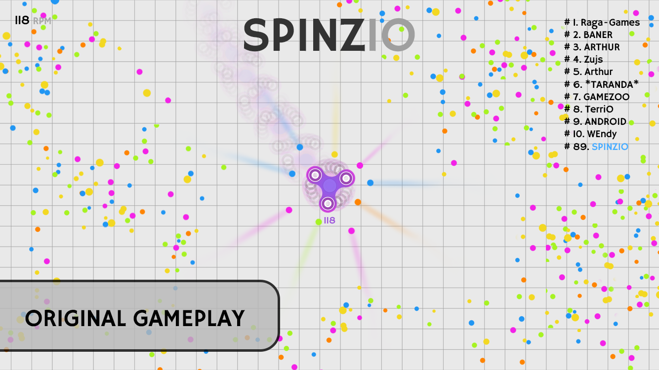 Spinz.io - Fidget Spinner io game截图3