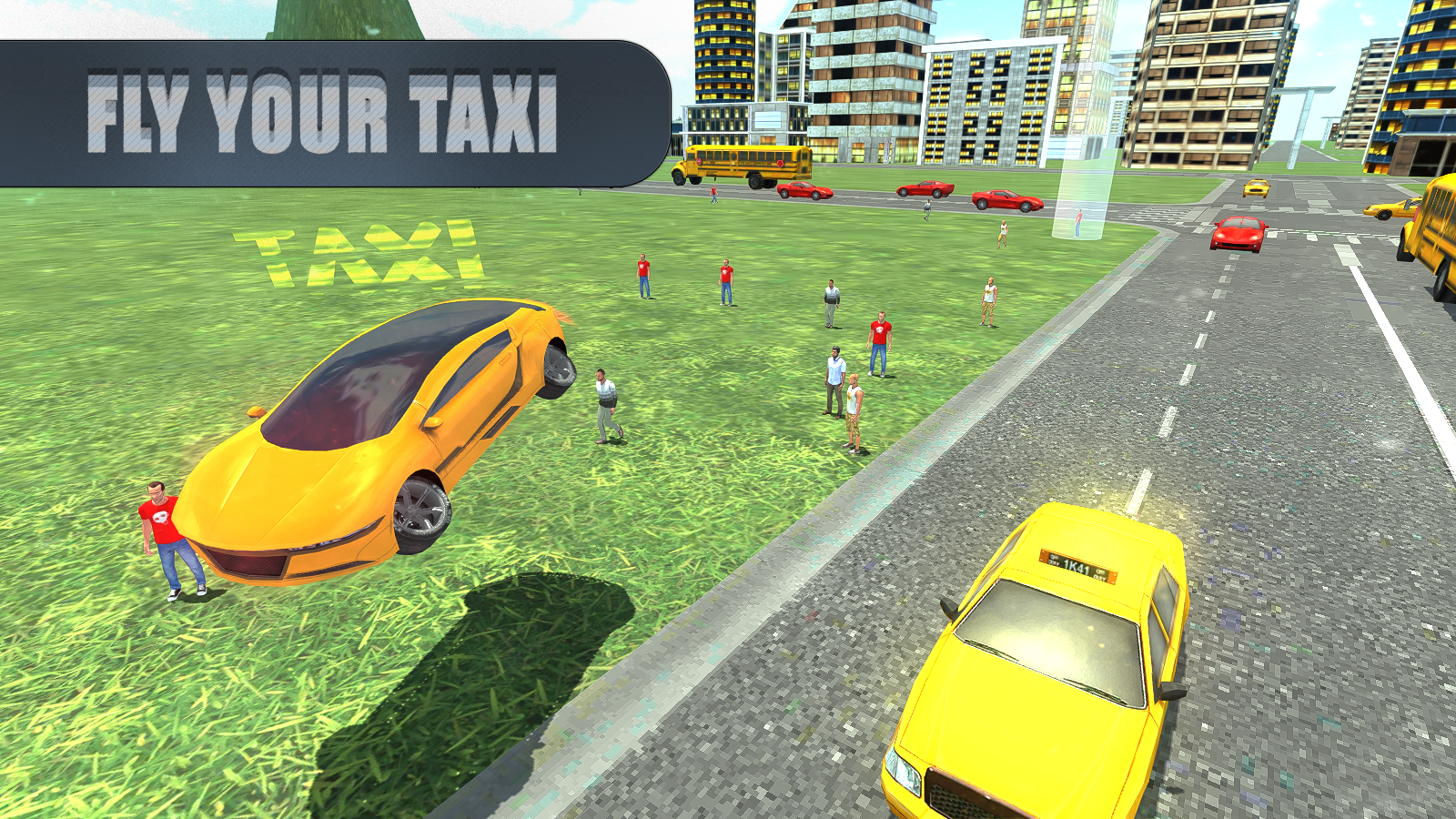 Flying Taxi Sim 2016截图3