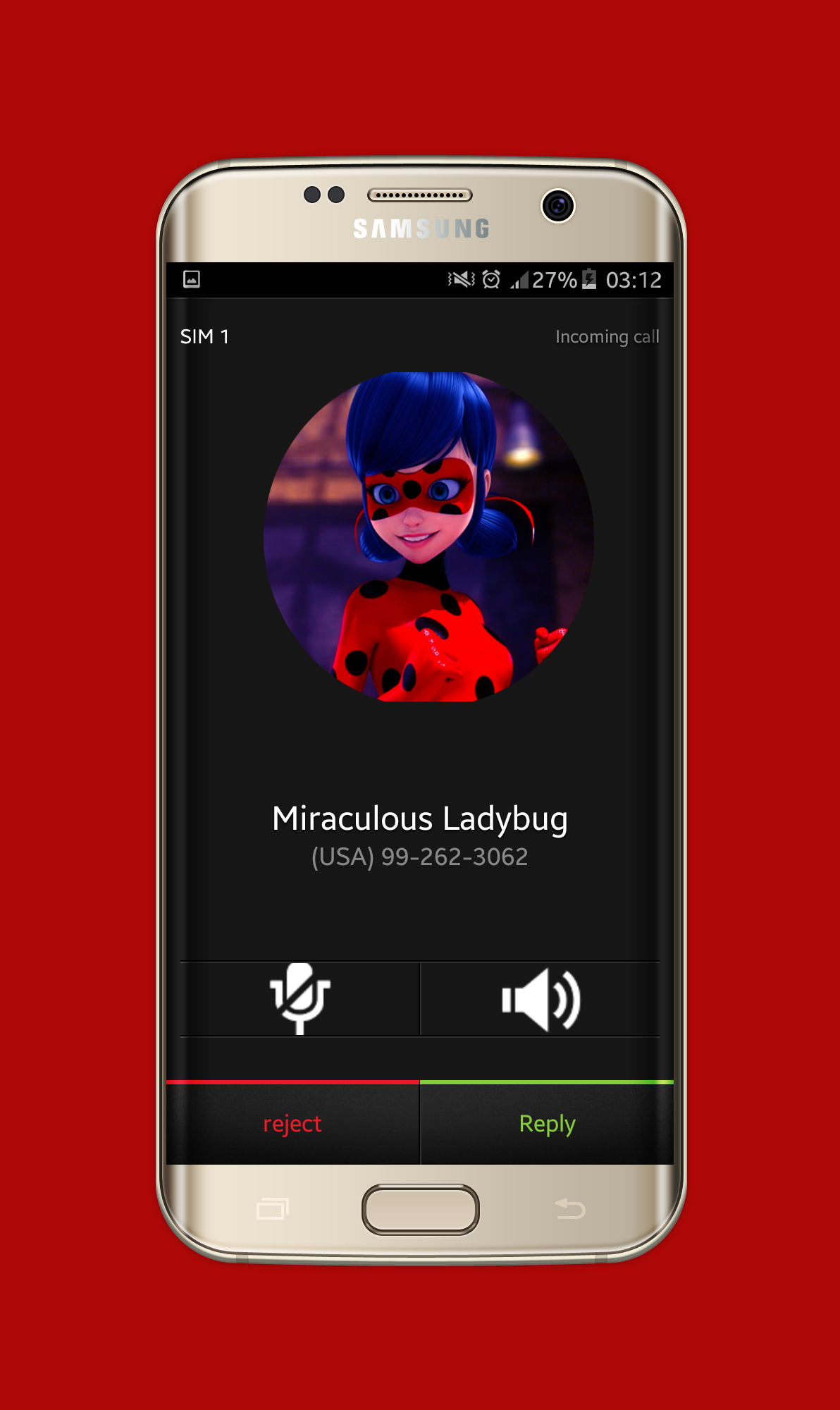 Fake Call Miraculous Ladybug截图2