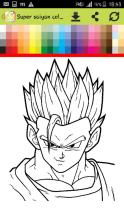 Coloring super saiyan dragon截图5