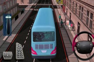 Bus Traffic City Rush Racer 3D截图2