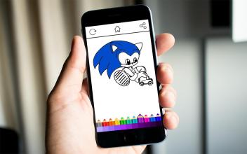 Coloring Sonic Kids截图4