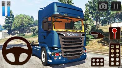 Truck Simulator Games Scania截图1