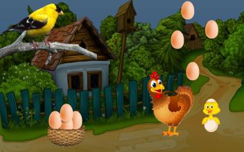 chicken egg catcher - catch the egg截图2