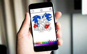 Coloring Sonic Kids截图3