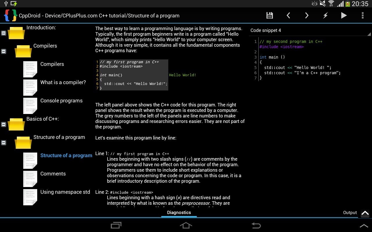 C/C++安卓IDE:CppDroid截图5