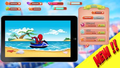 Jetski Spider Boy racers **截图1