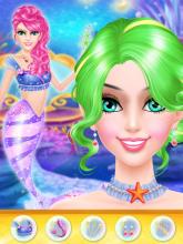 Mermaid Salon - Makeup Dressup Spa Games截图3