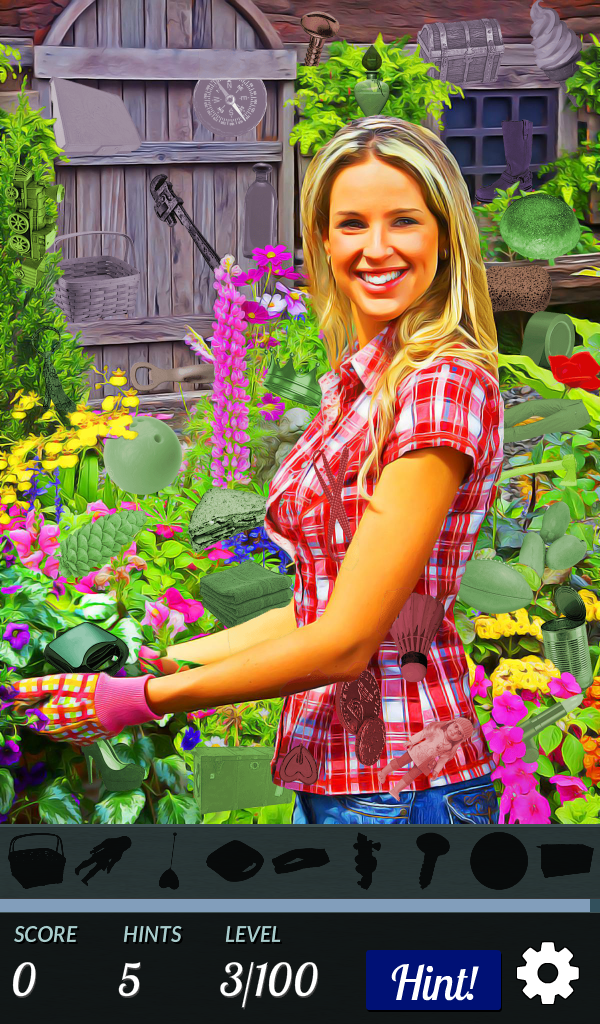 Hidden Object - Fun Gardening截图1