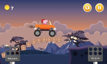 Peppa Hill Climb Pig Racing截图3